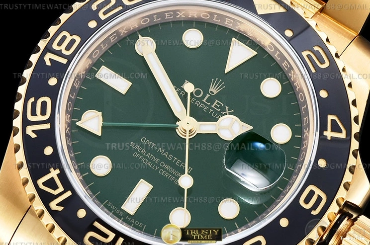 0217 GMT II 116718LN 904 Wrp YG YG Grn KF VR3186 CHS Comfortable 607